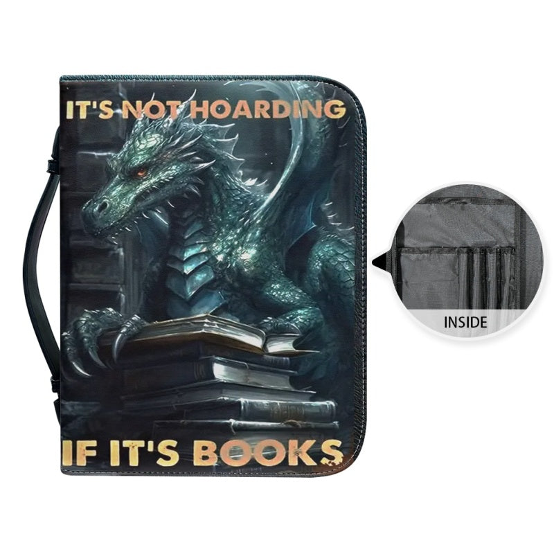 CHRISTIANARTBAG Bible Covers - It's Not Hoarding If It's Books - Personalized Book Cover - CABBBCV02030524.