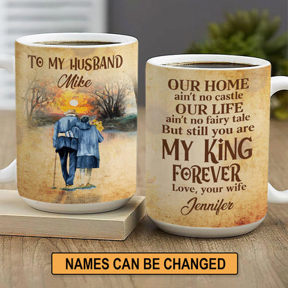 Christianartbag Drinkware, To My Husband You Are My King, Personalized Mug, Tumbler, Personalized Gift. - Christian Art Bag