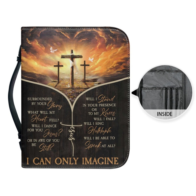 CHRISTIANARTBAG Bible Cover - Heaven's Embrace Personalized Bible Cover - CABBBCV02170324.