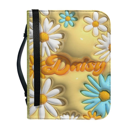 CHRISTIANARTBAG Bible Covers - 3D Flower Daisy Bible Cover - CABBBCV02080624