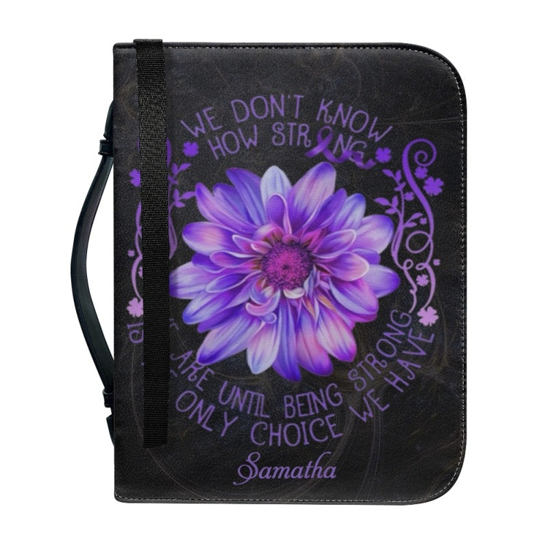 CHRISTIANARTBAG Bible Covers - We Don't Know How Strong Bible-Cover - CABBBCV07080524.