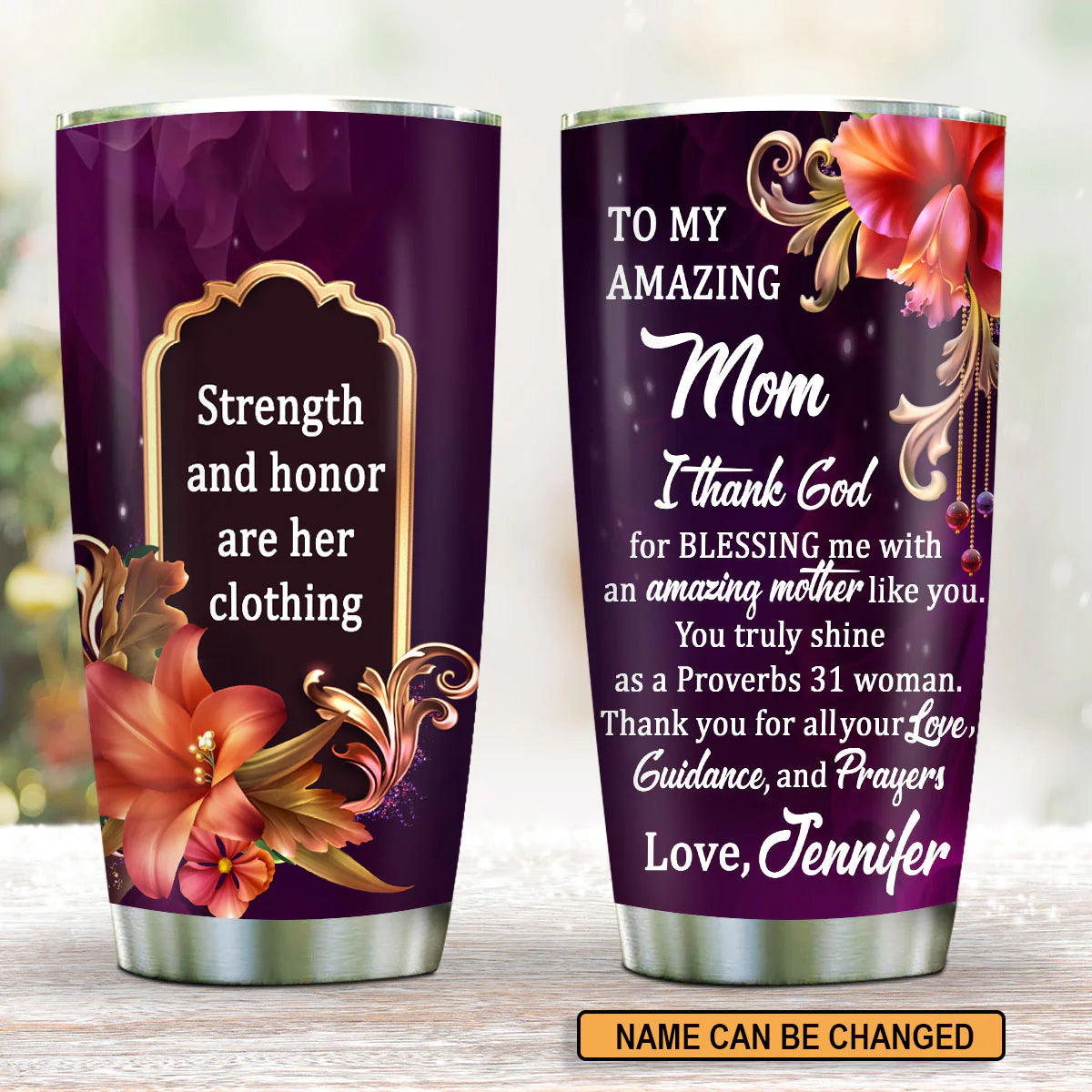 Christianartbag Drinkware, To My Amazing Mom, Personalized Mug, Tumbler, Personalized Gift for Mom. - Christian Art Bag
