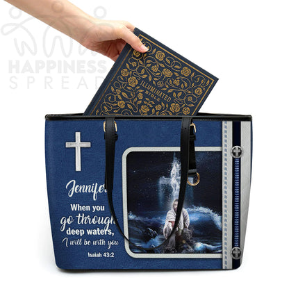 Christianart Handbag, Personalized Hand Bag, I Will Be With You, Personalized Gifts, Gifts for Women. - Christian Art Bag