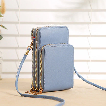 HPSP Personalized Touch Screen Phone Bag Crossbody Bags Women RFID Multifunctional Shoulder Wallet Mini Women's Bag Mobile Wallet Card Holder New - Christian Art Bag