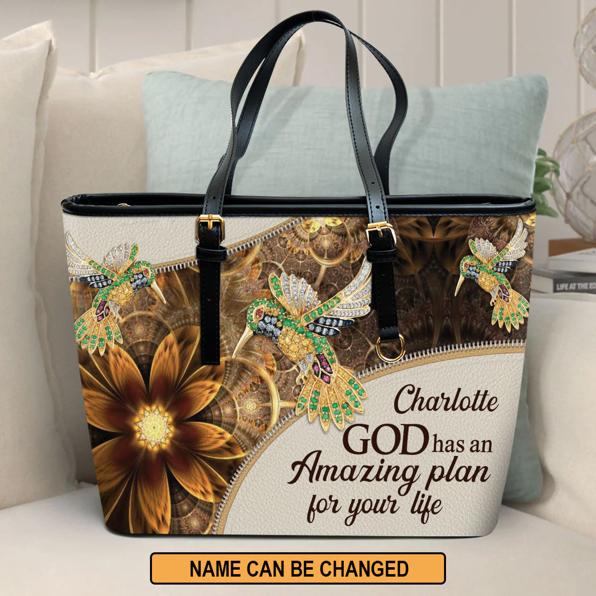 Christianart Designer Handbags, GOD Has An Amazing Plan For Your Life, Personalized Gifts, Gifts for Women. - Christian Art Bag