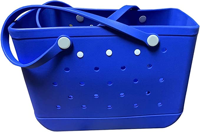 HPSPBeach Bag, Waterproof Soft EVA Punched Beach Bag Handbag Summer Water Park Tote Basket Swimming Suit Towels Organizer Shoulder Bag Tote - Christian Art Bag