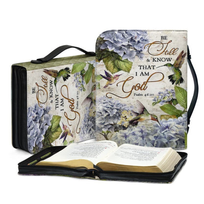 CHRISTIANARTBAG Bible Covers - Be Still And Know That I Am GOD Psalm 46 10 - CABBBCV01280424.