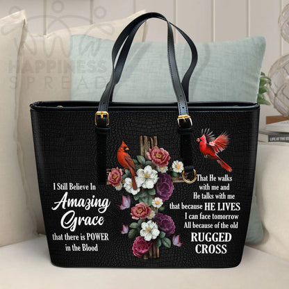 Christianart Handbag, Personalized Hand Bag, I Still Believe In Amazing Grace, Personalized Gifts, Gifts for Women. - Christian Art Bag