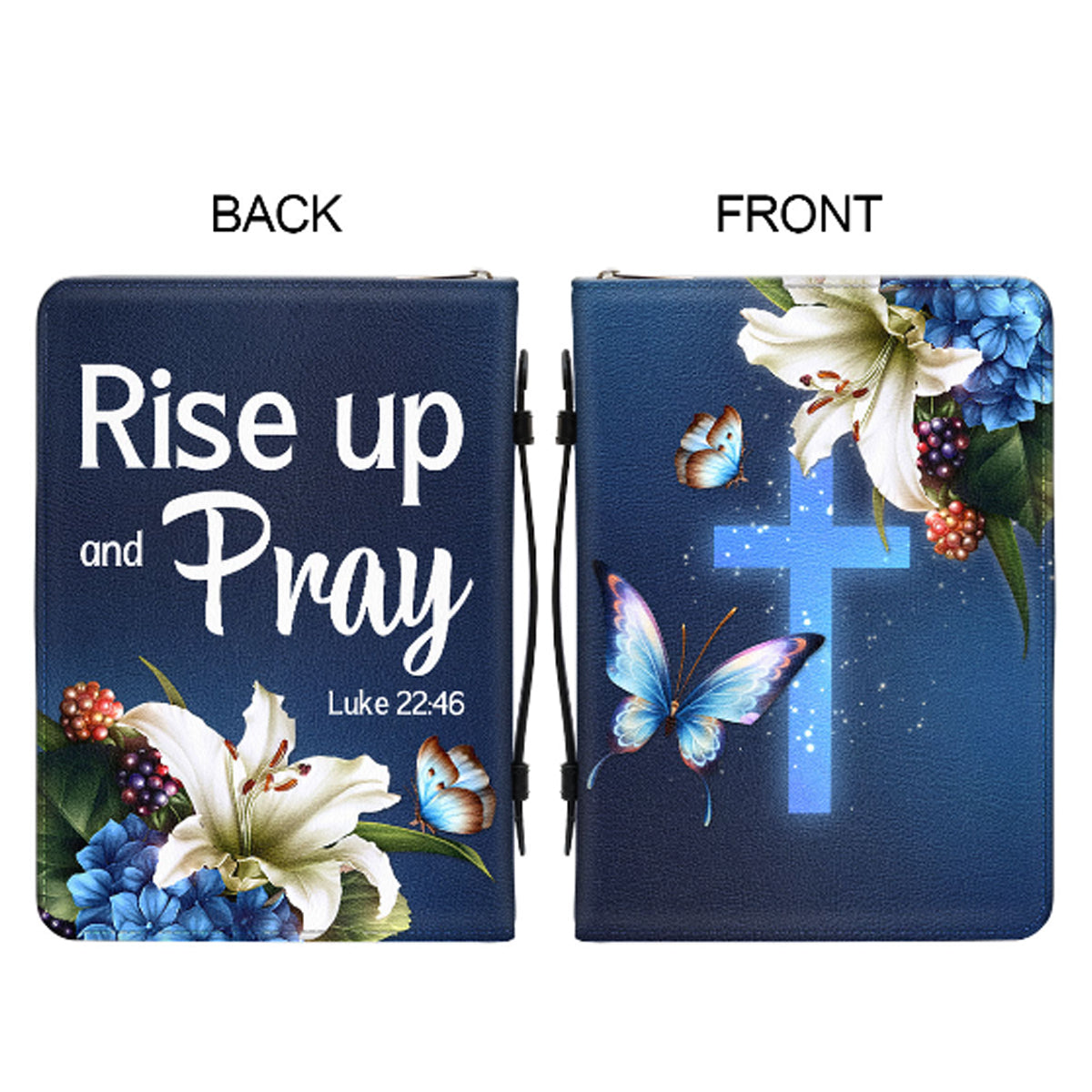Christianartbag Bible Cover, Rise Up And Pray Luke 22:46, Personalized Bible Cover, Gifts For Women, Christmas Gift, CABBBCV01030823. - Christian Art Bag