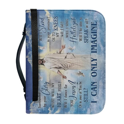 Christianartbag Bible Cover, I Can Only Imagine Bible Cover, Personalized Bible Cover, Christ Cross Dove Bible Cover, Christian Gifts, CAB02041123. - Christian Art Bag