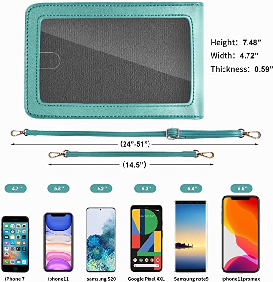 HPSP Personalized Touch Screen Phone Bag Crossbody Bags Women RFID Multifunctional Shoulder Wallet Mini Women's Bag Mobile Wallet Card Holder New - Christian Art Bag