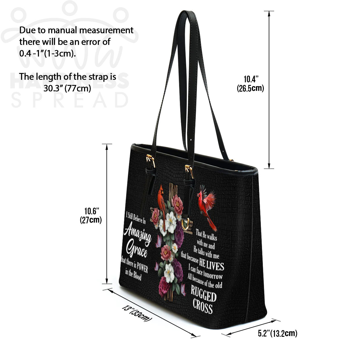 Christianart Handbag, Personalized Hand Bag, I Still Believe In Amazing Grace, Personalized Gifts, Gifts for Women. - Christian Art Bag