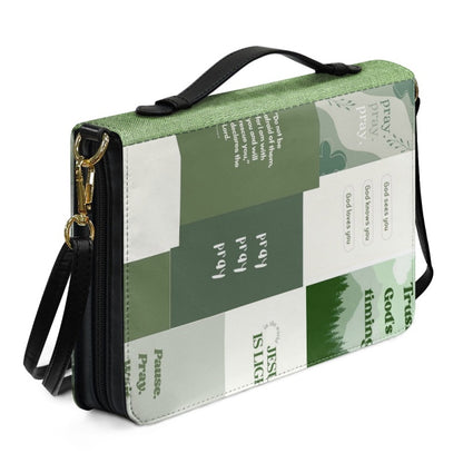 CHRISTIANARTBAG Bible Covers - Green Pray Bible Cover - CABBBCV03080624