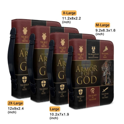 CHRISTIANARTBAG - Armor Of God Bible Cover - Personalized Bible Cover - Bible Cover For Women - CABBBCV01070324.