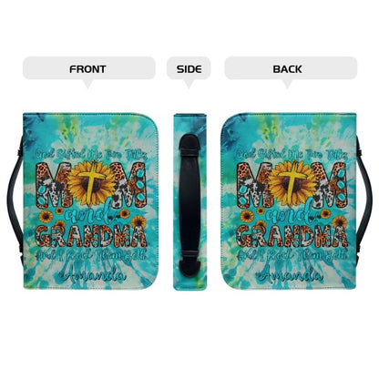 CHRISTIANARTBAG Bible Covers - Mom and Grandma Rock Them Both - Personalized Bible Cover - CABBBCV01030424