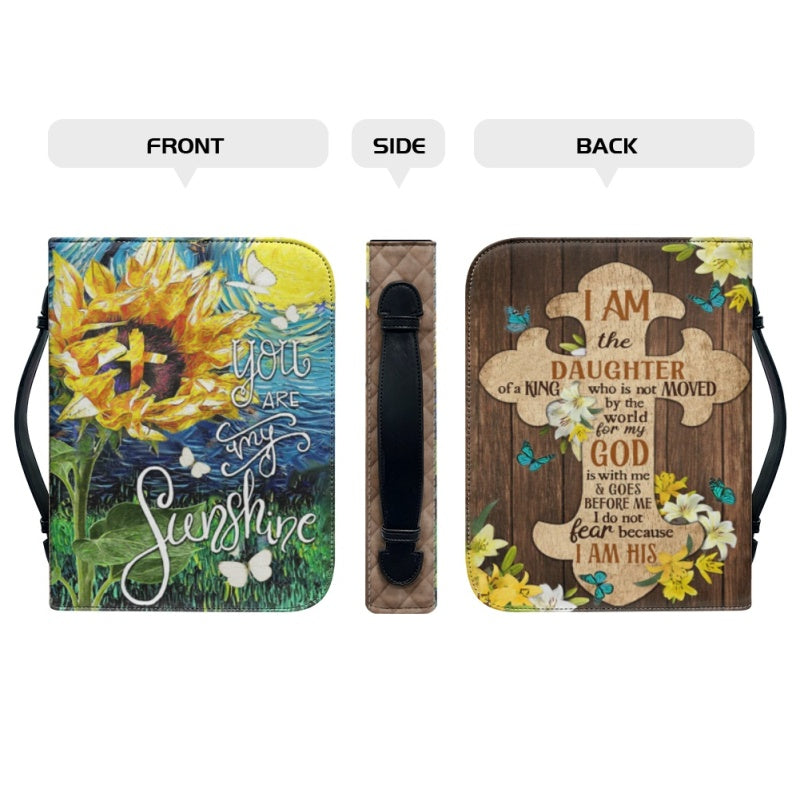 CHRISTIANARTBAG Bible Covers - Daughter Of A King You Are My Sunshine-Bible-Cover - CABBBCV03290424.