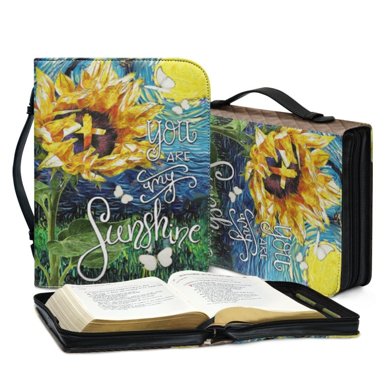 CHRISTIANARTBAG Bible Covers - Daughter Of A King You Are My Sunshine-Bible-Cover - CABBBCV03290424.