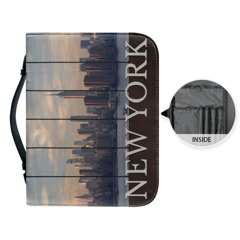 CHRISTIANARTBAG Bible Cover - Uncover the sacred meaning of your name and City - Personalized Bible Cover, CABBBCV02200924.