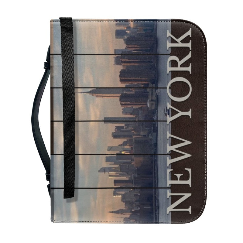 CHRISTIANARTBAG Bible Cover - Uncover the sacred meaning of your name and City - Personalized Bible Cover, CABBBCV02200924.