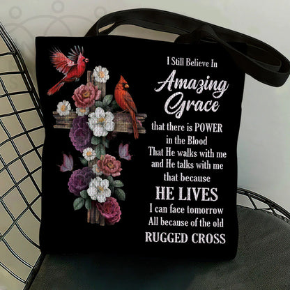 Christianart Handbag, Personalized Hand Bag, I Still Believe In Amazing Grace, Personalized Gifts, Gifts for Women. - Christian Art Bag