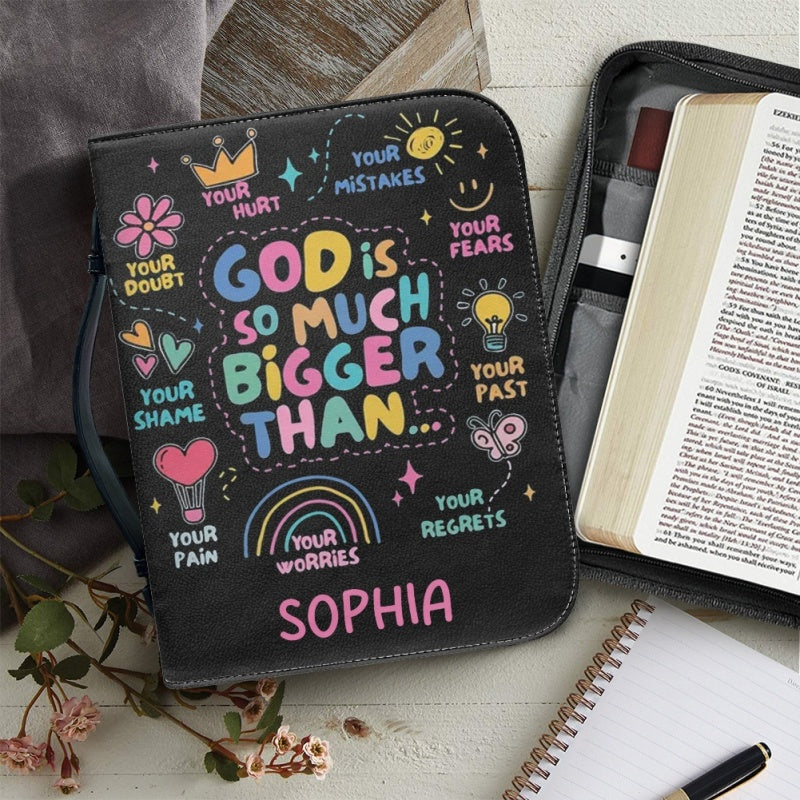 Christianartbag Bible Cover for Children, GOD Says I Am Bible Cover for Children, Cute Animal Bible Cover, Personalized Bible Cover, Bible Cover For Kids, Christian Gifts for Kids, CABCK01191023