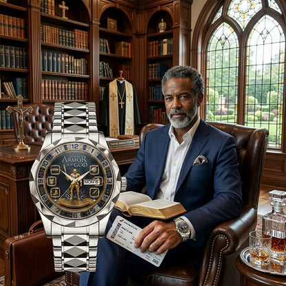 The Armor of God Collection: Personalized Luxury Men’s Women's Watches by CHRISTIANARTBAG CAB01060226