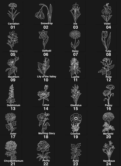 Personalized Flower T-Shirt & Hoodie with Name and Value – Custom Inspirational Apparel