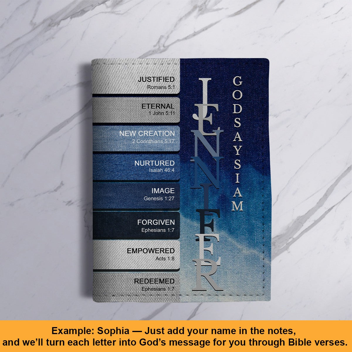 Personalized Christian Passport Cover with Custom Name & Bible Verses – Custom Color Travel Wallet by CHRISTIANARTBAG