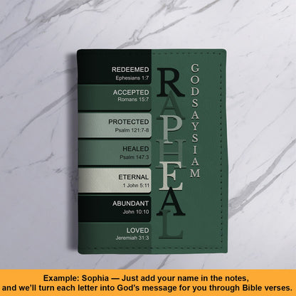 Personalized Christian Passport Cover with Custom Name & Bible Verses – Custom Color Travel Wallet by CHRISTIANARTBAG