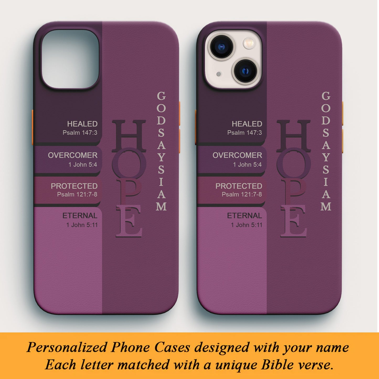 Christianartbag Phone Case, Uncover the sacred meaning of your name, Personalized Phone Case, Christian Phone Case,  Jesus Phone Case,  Bible Verse Phone Case.