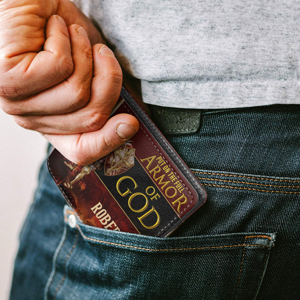 Personalized Men's Wallet - Armor of God | CHRISTIANARTBAG CABW04200524