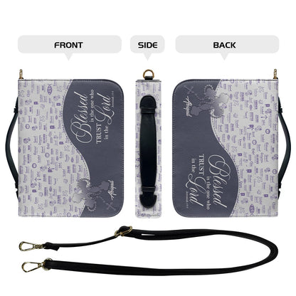 Blessed Is The One Personalized Bible Cover | CHRISTIANARTBAG Custom Scripture Book Cover