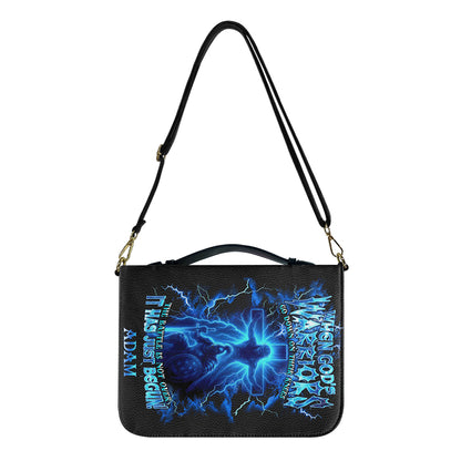 CHRISTIANARTBAG Bible Cover - When God's Warriors Go Down On Their Knees - Personalized Bible Cover – Custom Name – CHRISTIANARTBAG Gift for Christians CAB02280625