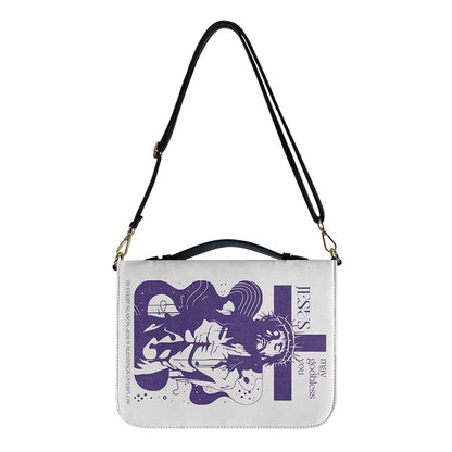 CHRISTIANARTBAG Bible Cover - Jesus May God bless You - Personalized Bible Cover - Christian Gifts 01040925