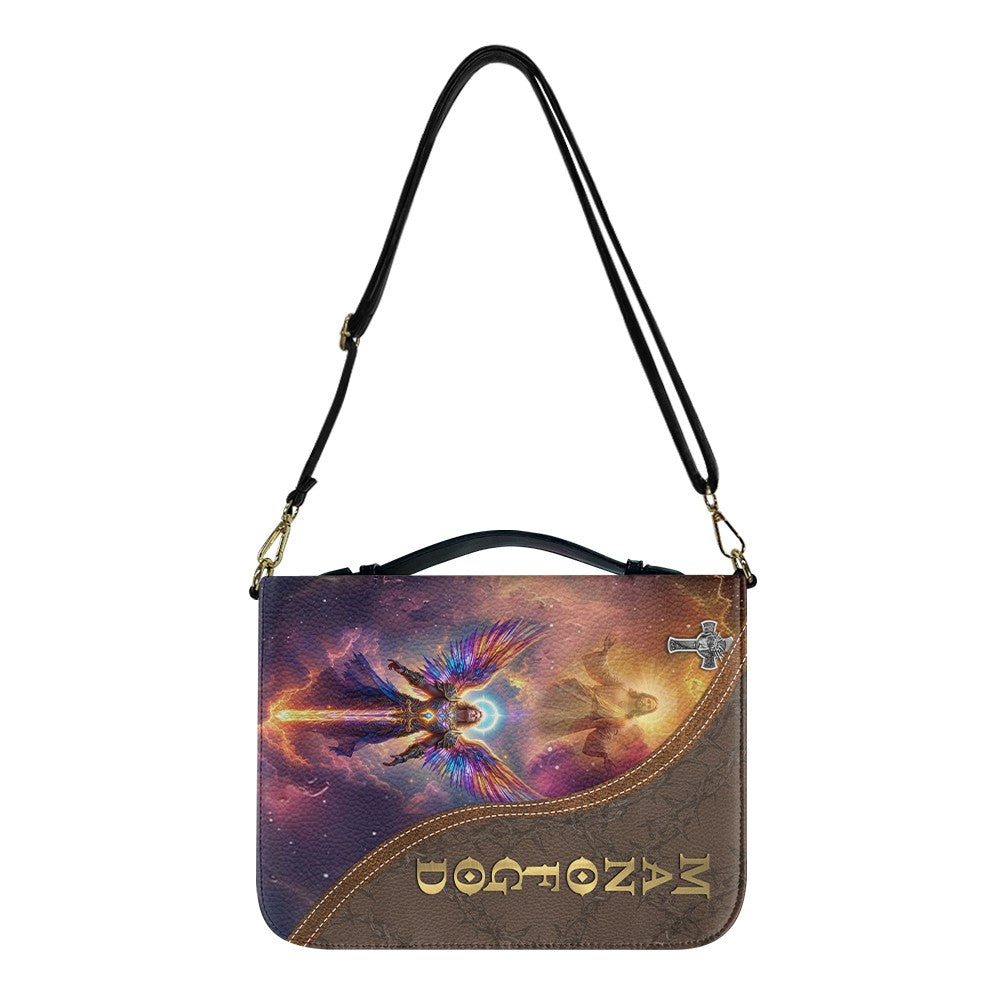 Personalized Bible Cover with Custom Name – Each Letter Matches a Bible Verse | Unique Christian Gift for Men