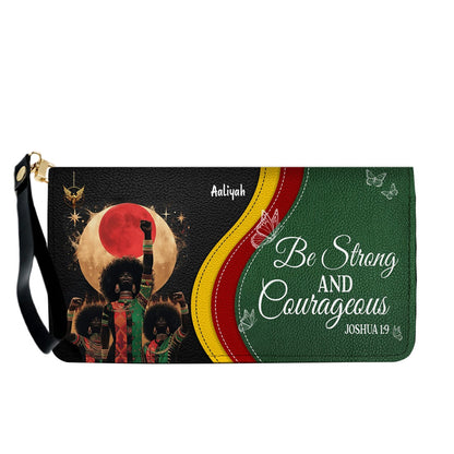 Set - Personalized Christian Leather Handbag & Wallet | Custom Bible Verse Faith Gift for Women by CHRISTIANARTBAG