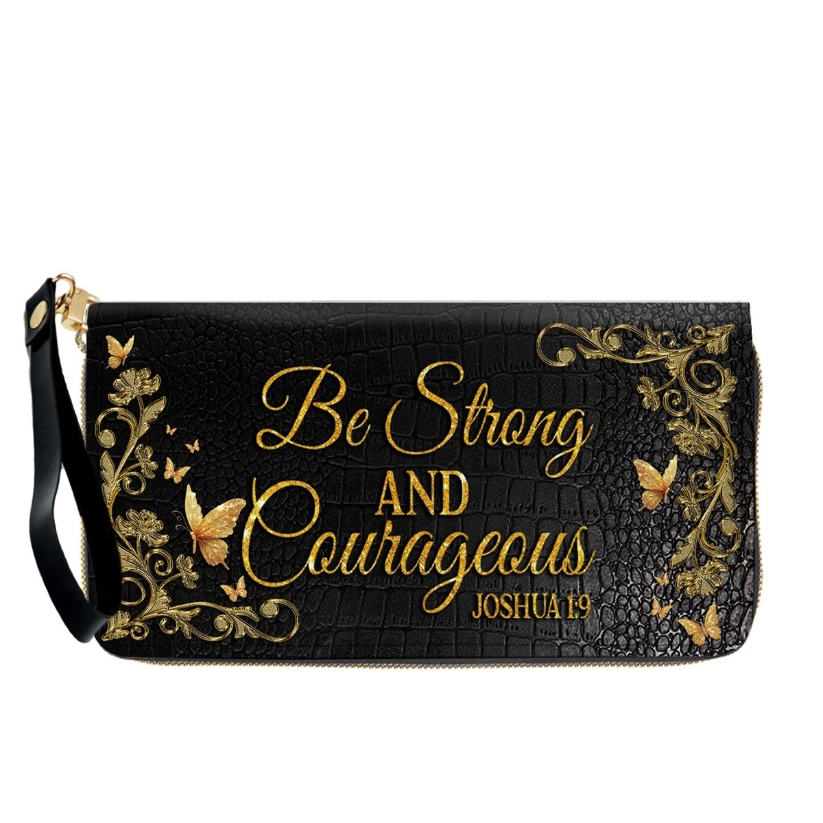 Personalized Leather Handbag with Custom Name & Bible Verse - Personalized Christian Leather Handbag & Wallet Set | CHRISTIANARTBAG™