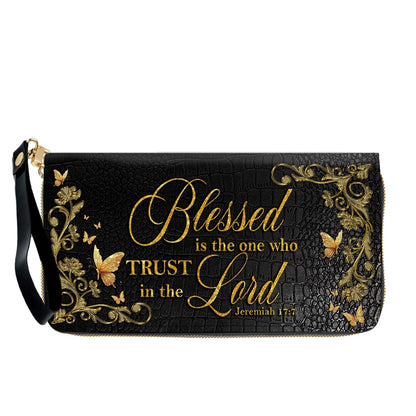 Personalized Leather Handbag with Custom Name & Bible Verse - Personalized Christian Leather Handbag & Wallet Set | CHRISTIANARTBAG™