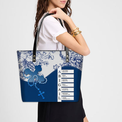 Luxury Personalized Tote Bag for Women – Christian Bible Verse Gift | CHRISTIANARTBAG