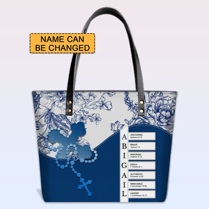 Luxury Personalized Tote Bag for Women – Christian Bible Verse Gift | CHRISTIANARTBAG