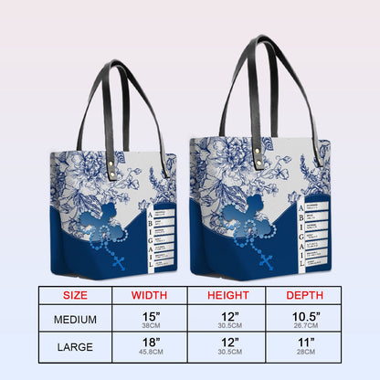 Luxury Personalized Tote Bag for Women – Christian Bible Verse Gift | CHRISTIANARTBAG