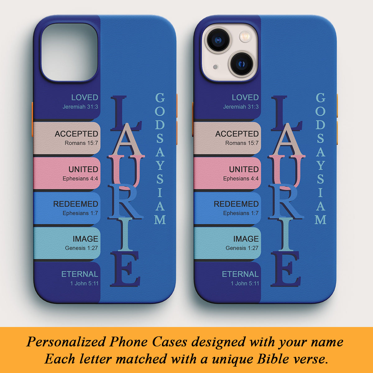 Christianartbag Phone Case, Uncover the sacred meaning of your name, Personalized Phone Case, Christian Phone Case,  Jesus Phone Case,  Bible Verse Phone Case.