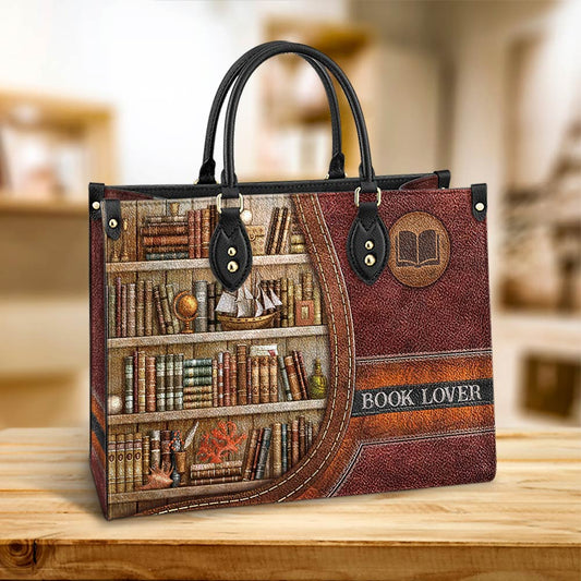 Christianartbag Handbags, Book Lovers, Handbag Design, Monogram Leather Handbag, Gifts for Women, CABLTB02271223. - Christian Art Bag
