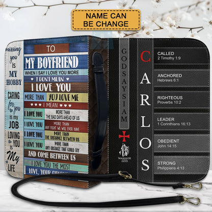 CHRISTIANARTBAG Bible Cover - Uncover the sacred meaning of your name - Family Bible Cover - Personalized Bible Cover, CABBBCV02080924.