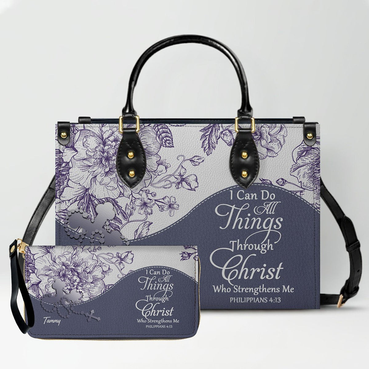 Buy 1 Personalized Leather Handbag, Get 1 Free Clutch – Limited 7 Days