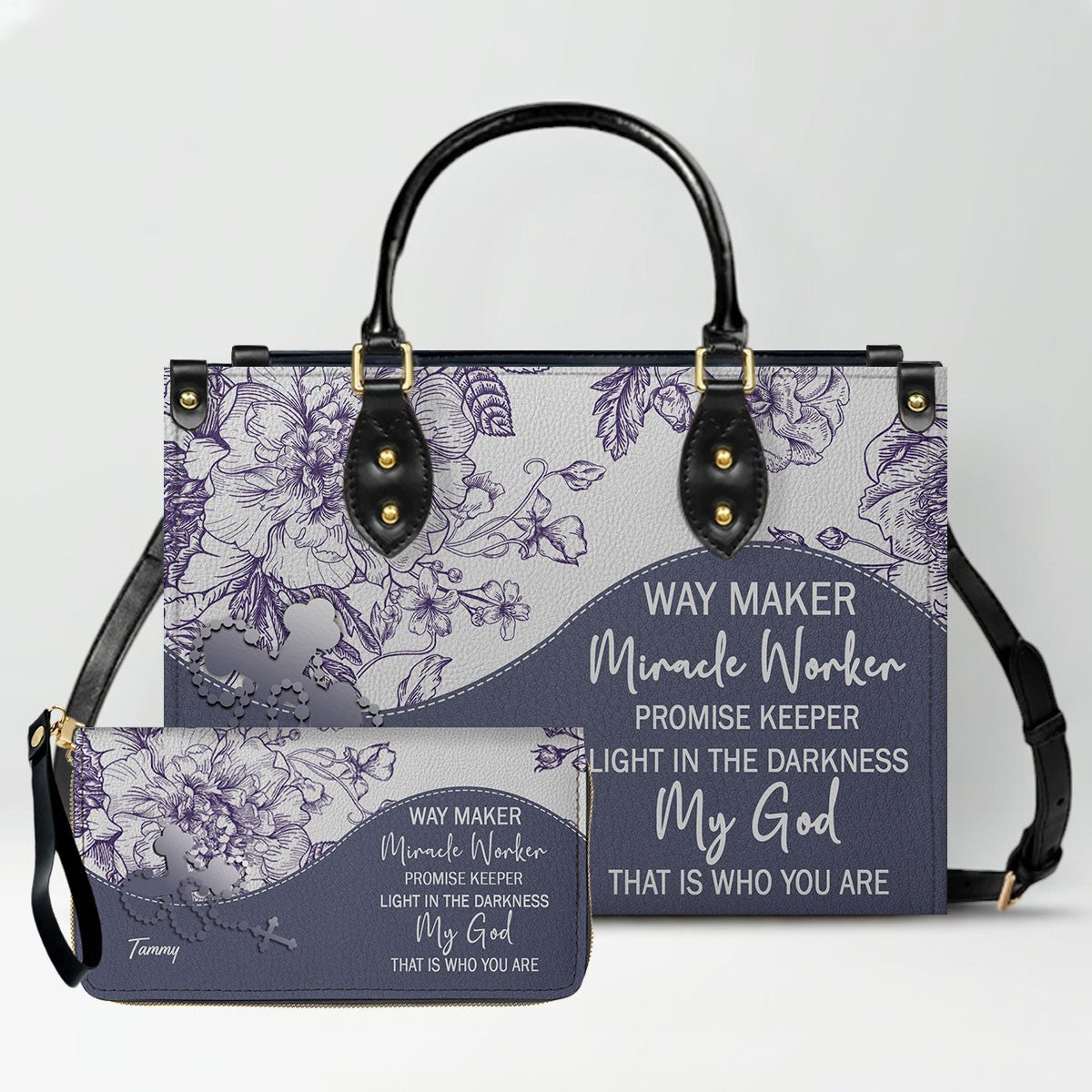 Buy 1 Personalized Leather Handbag, Get 1 Free Clutch – Limited 7 Days