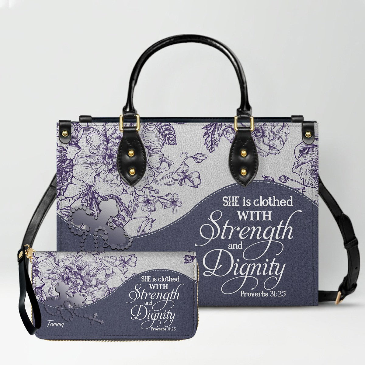 Buy 1 Personalized Leather Handbag, Get 1 Free Clutch – Limited 7 Days