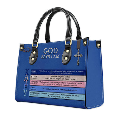 CHRISTIANARTBAG Handbag - Uncover the sacred meaning of your name - Personalized Leather Handbag, CABBBCV03030624.