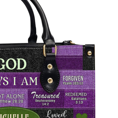 Customized Faith-Inspired Leather Handbag by CHRISTIANARTBAG CABLTHB01080424.
