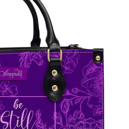 CHRISTIANARTBAG Handbag - Personalized Leather Handbag - Custom Verse Christian Bag - Custom Color bags - CABLTHB01010624.